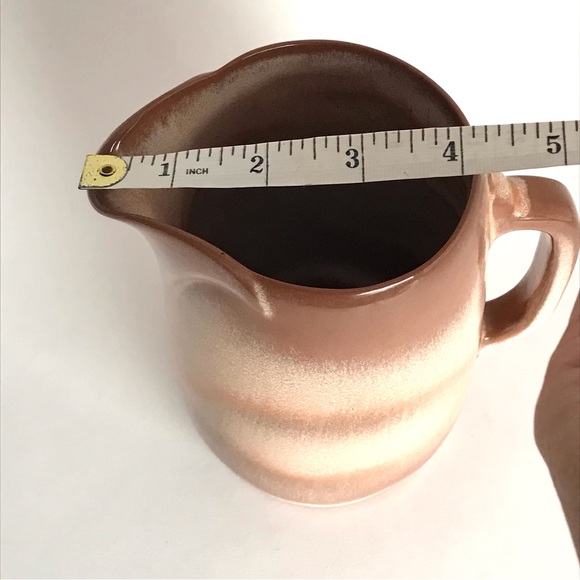 Vintage Frankona Pottery Mocha Handmade Pitcher - Picture 7 of 10